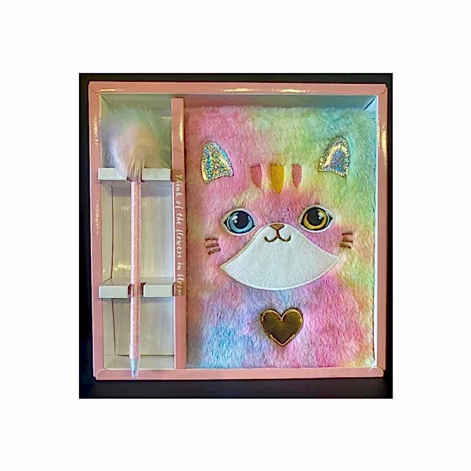 Taros Unick Color Elegans Kedi Kalemli Hatıra Defteri