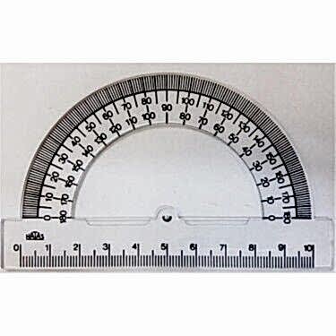 Hatas Plastik Minkale Yarım Daire Derece 10 Cm