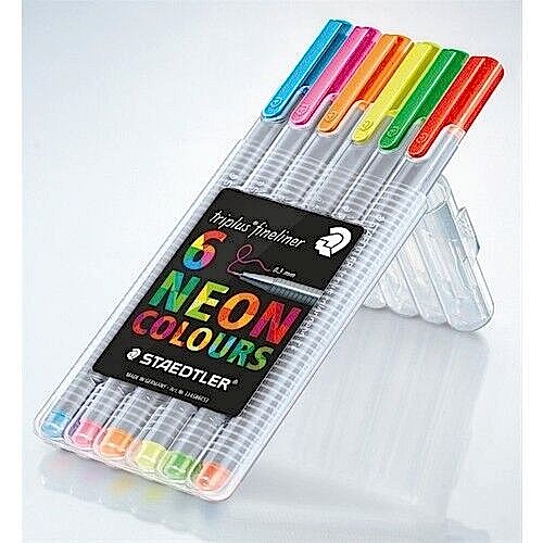 Staedtler 334 Sb6Cs3 Trıplus Fineliner Neon Renk 6 Lı Set