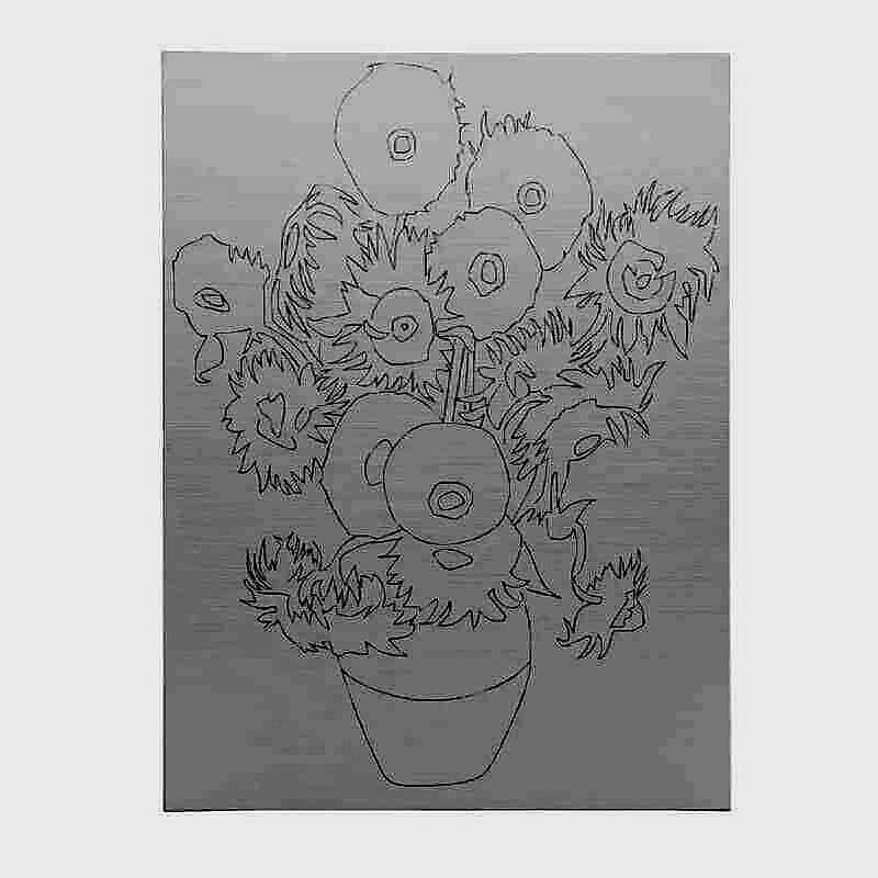 Güven Art&nbsp;St Petersburg Desenli Tuval 30x40 Cm Vase Of Sunflowers