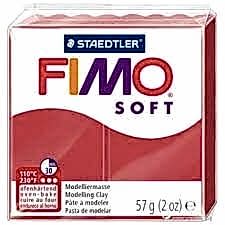 Staedtler 8020-26 07 Modelleme Kili Fimo Soft 57 Gr Vişne Kırmızı