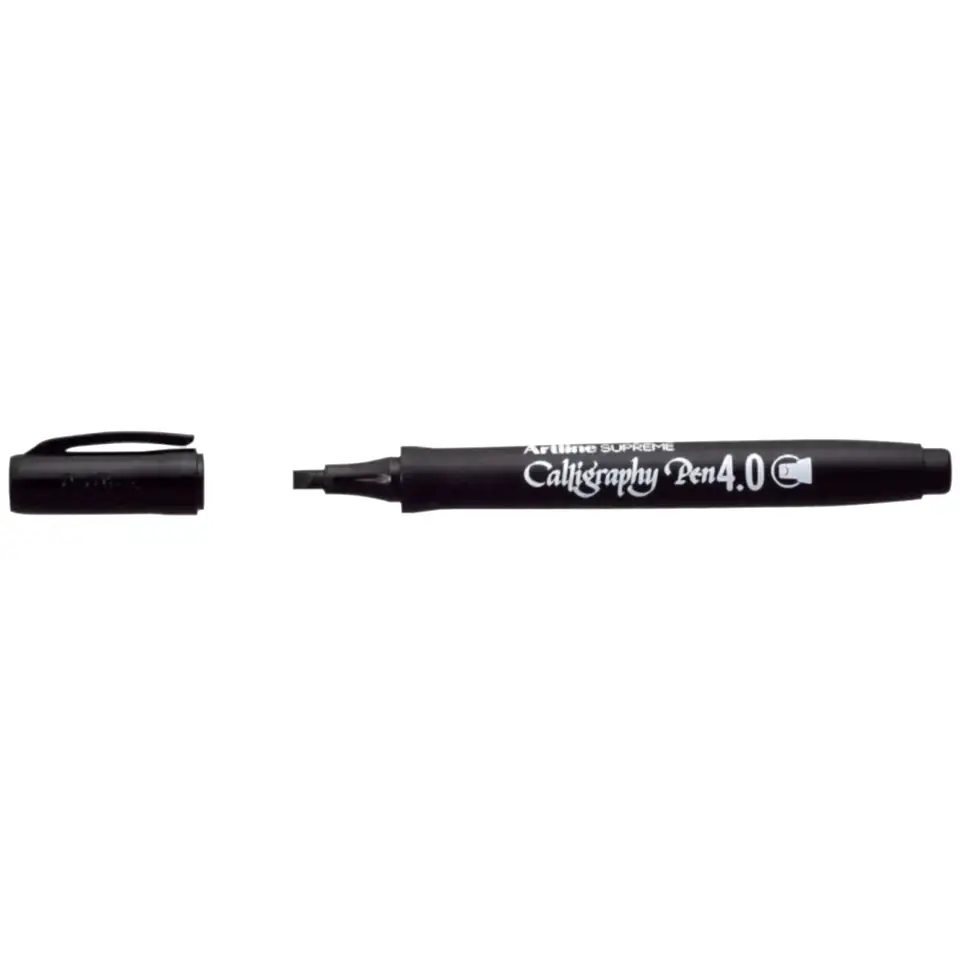 Artline Supreme Calligraphy Pen 4.0 Kaligrafi Kalemi Uç:4,0mm Siyah