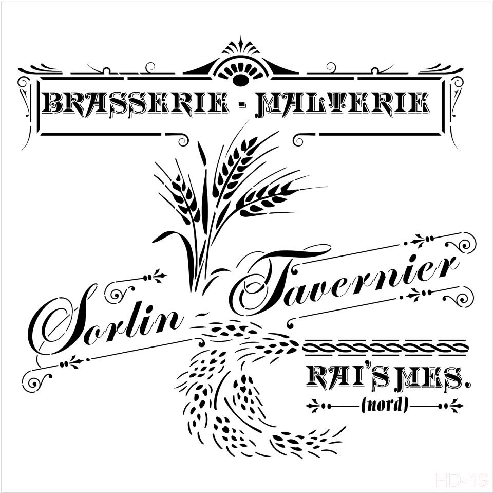 Cadence Home Decor Stencıl Hd-019 45X45