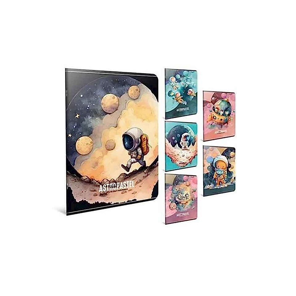 Gıpta Astropastel Tel Dikiş Karton Kapak Defter A4 60 Yaprak Çizgili