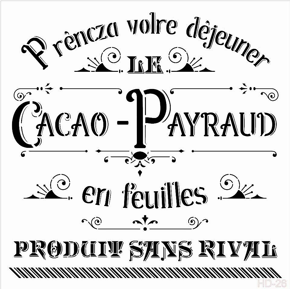 Cadence Home Decor Stencıl Hd-026 45X45