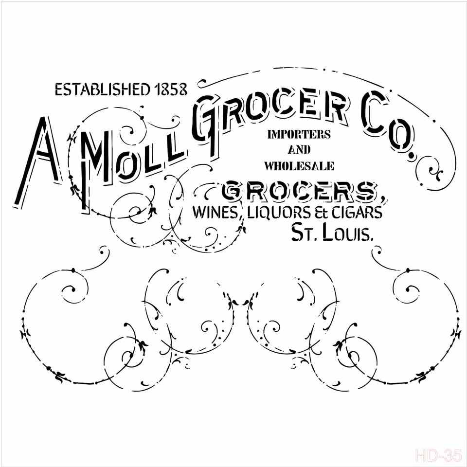 Cadence Home Decor Stencıl Hd-035 45X45