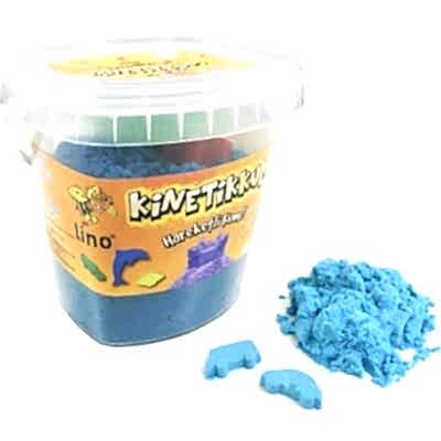 Lino Kinetik Kum 500 Gr Mavi Kova