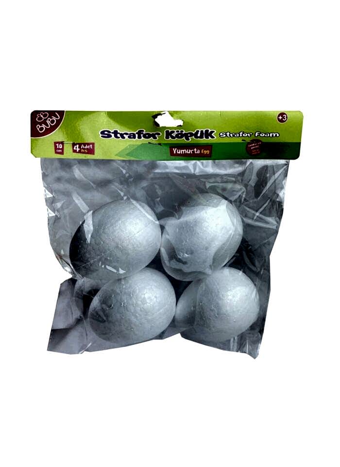 Bu-Bu Strafor Köpük Top 10 Cm 4 Lü&nbsp;