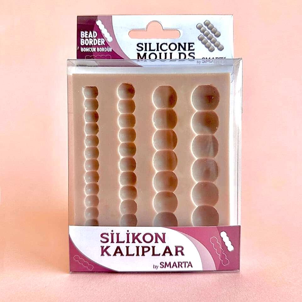 Nureart Bead Border Boncuk Bordür Silikon Kalıp Sk1013034
