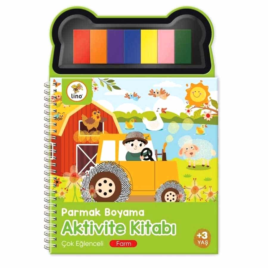 Lino Parmak Boyama Aktivite Kitabı Farm