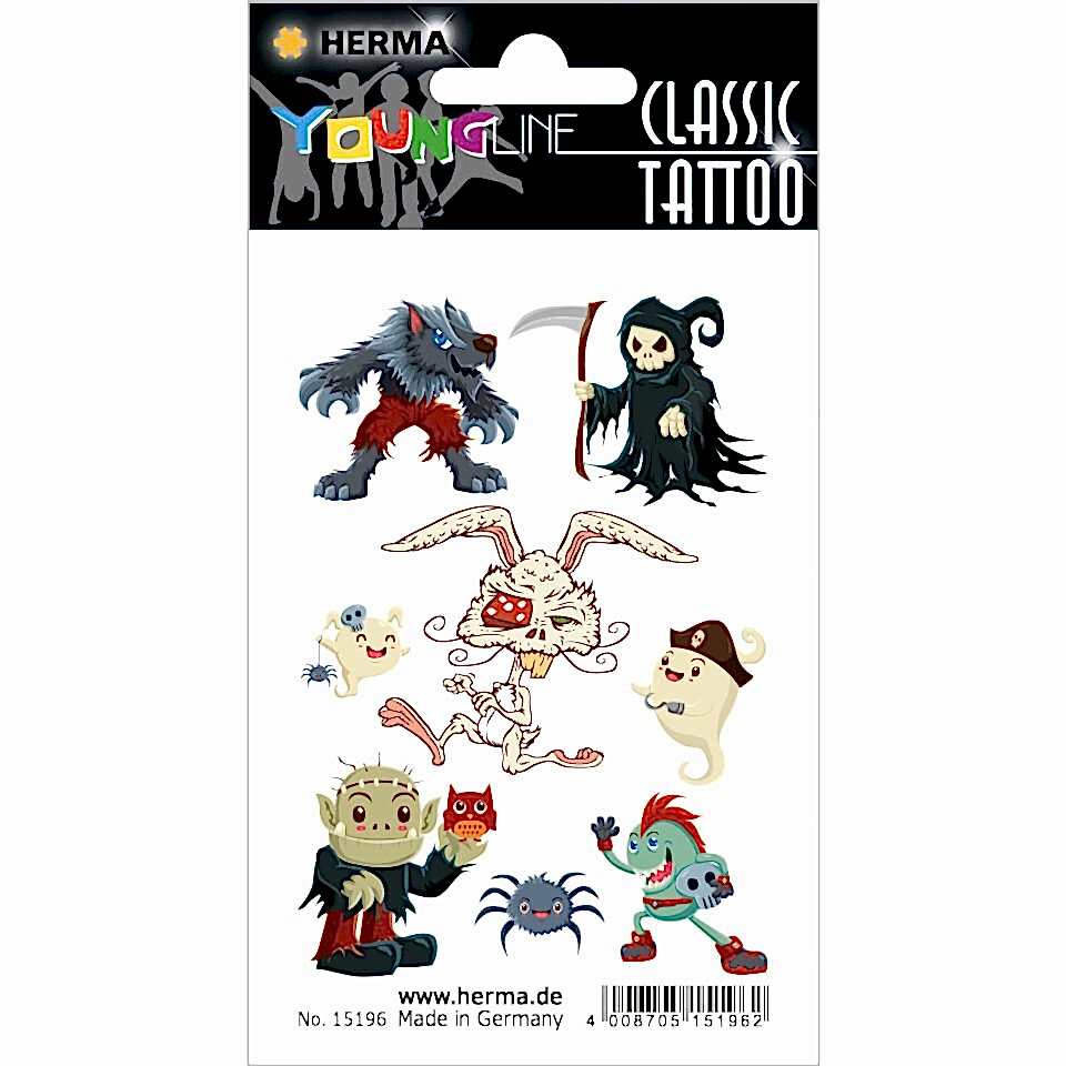 Herma Young Line Renkli Tattoo