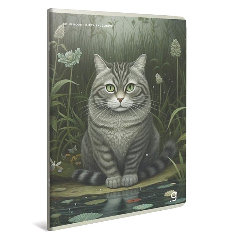 Gıpta Echo Book Tel Dikiş Karton Kapak Defter A4 60 Yaprak Kareli