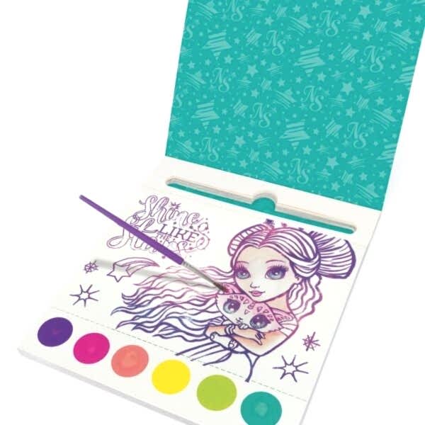 Taros Nebulous Stars Watercolor Postcard Yeşil