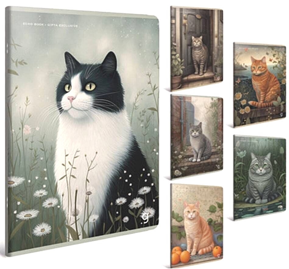 Gıpta Echo Book Tel.Dikiş Karton Kapak Defter 13x18 60 Yaprak  Çizgili