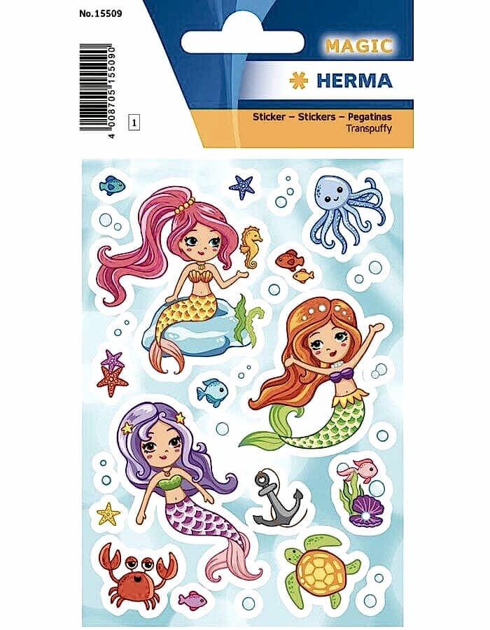 Herma Magıc Etıket Transpuffy Deniz Kızı
