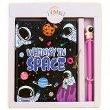 Taros Unick Color Space Adventure Kalemli Kilitli Hatıra Defteri