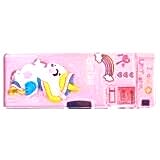 Taros Unick Color 3D Kabartmalı Unicorn 2 Gözlü Kalemkutu