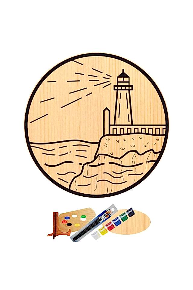 Hipenart Ahşap Tuval 20 Cm Hpnab004