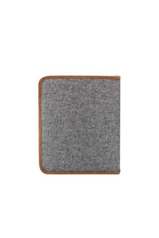 Önder Exculısıve A5 Fermuarlı El Portföyü Koyu Gri