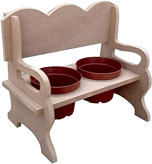 Baykon Ahşap Bank Çiçeklik Çiftli