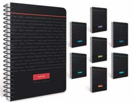 Gıpta Perform Spiralli Sert Kapak Defter 17x24 100 Yaprak Kareli