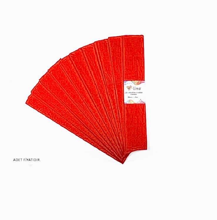 Lino Lüx Krapon Kağıdı Kırmızı 50x200 Cm