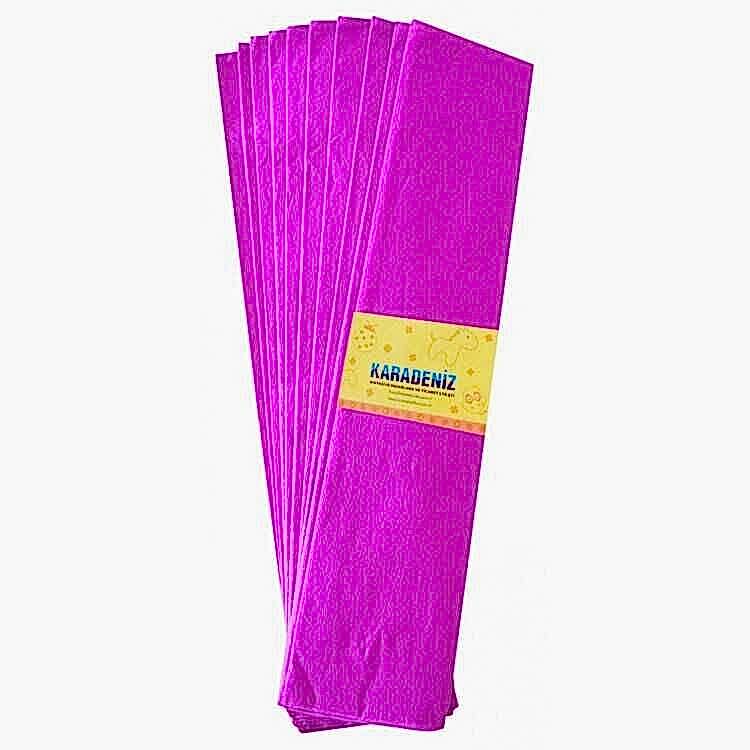 Lino Lüx Krapon Kağıdı Mor 50x200 Cm