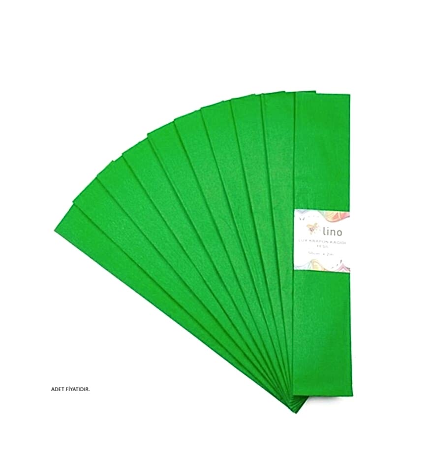 Lino Lüx Krapon Kağıdı Yeşil 50x200 Cm