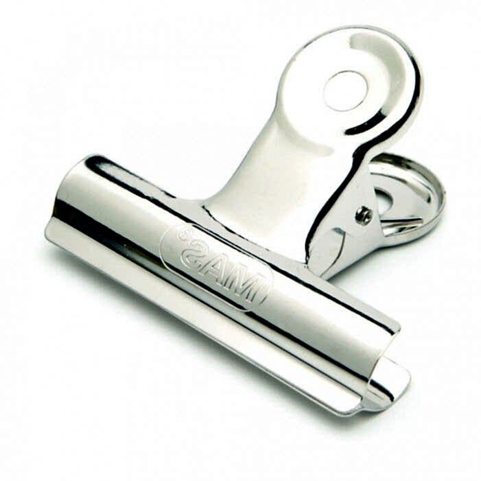 Mas Beyaz Metal Kıskaç Yaylı 64 Mm 6 Lı