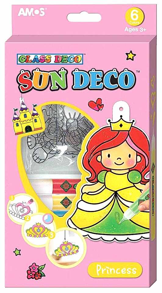 Amos Cam Boyama Seti Sun Deco Prenses Sd10P6-P