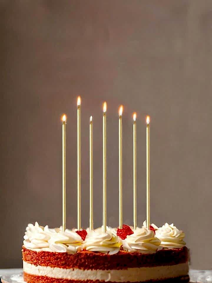 Astaş Altın Mum 20 Cm 7 Li