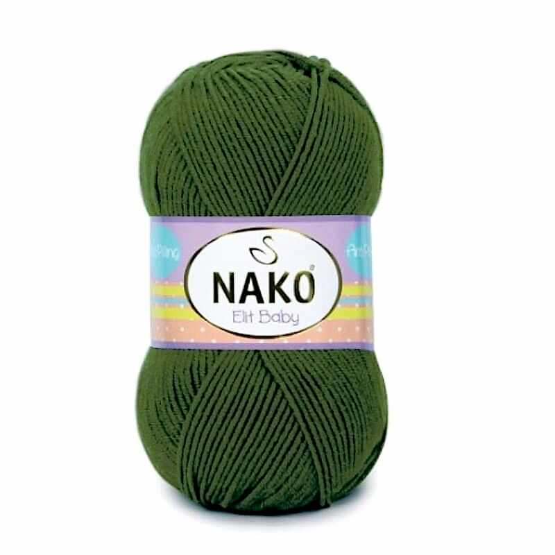 Nako Elit Baby 100 Gr Çam Yeşili 10665