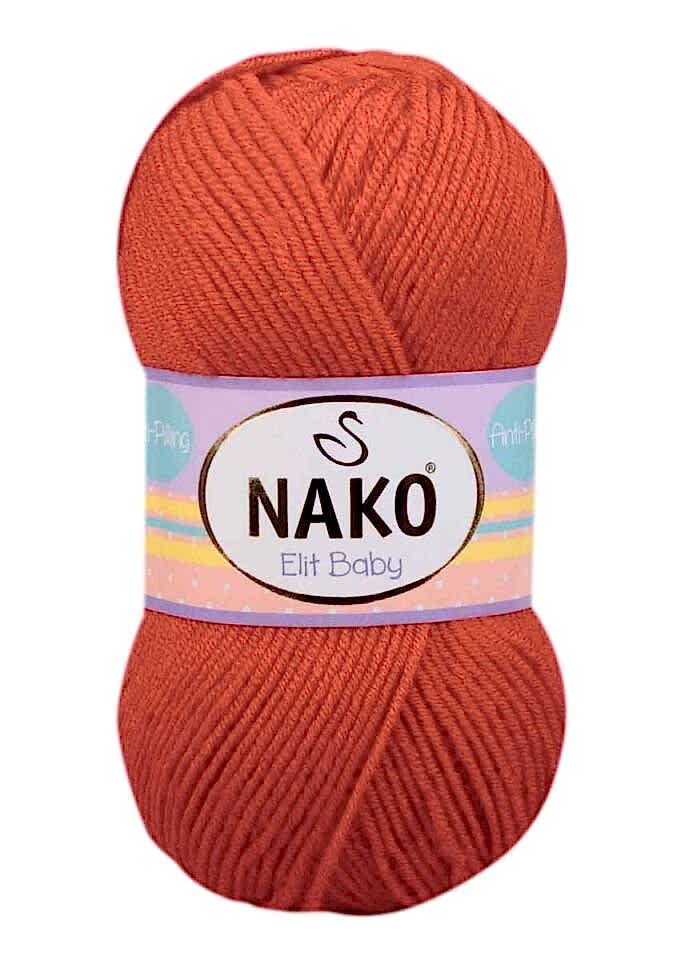 Nako Elit Baby 100 Gr Alev Kırmızı 207