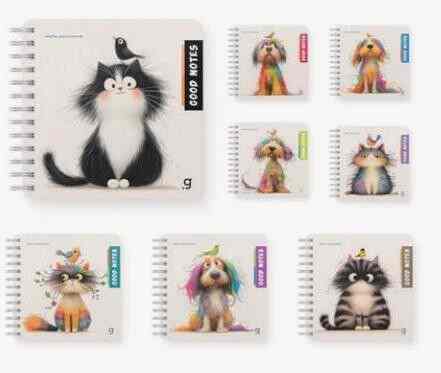 Gıpta Good Notes Spiralli Sert Kapak Defter 16x16 Çizgili