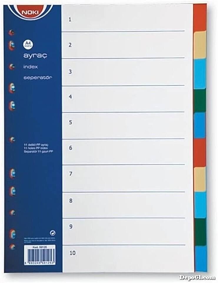 Noki Ayraç Pp 2X5 Renk