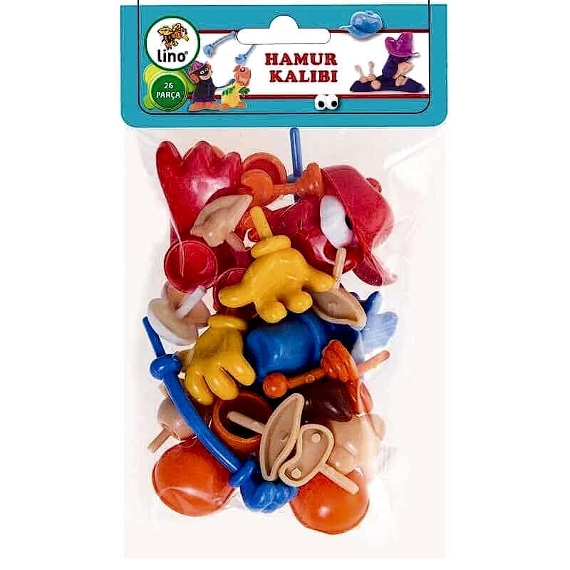 Lino Oyun Hamuru Kalıbı 26 Parça