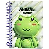 Taros Unick Color 3D Anımal Famıly A6 Not Defteri