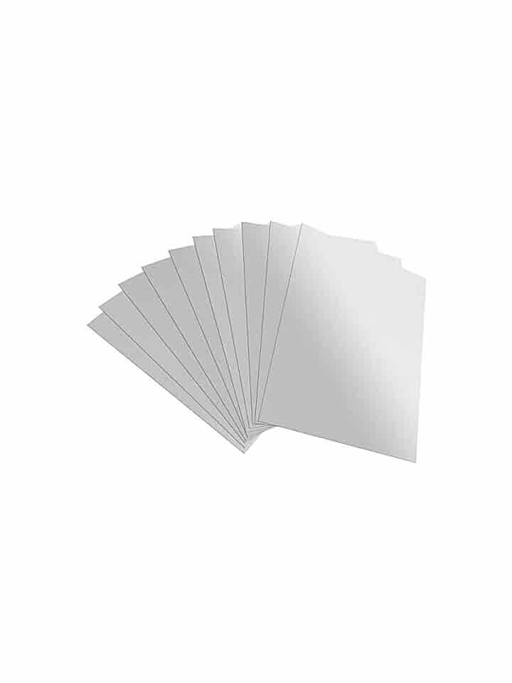 Lino Aynalı Metalik Karton Gümüş 50x70 Cm&nbsp;&nbsp;&nbsp;&nbsp;