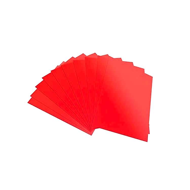 Lino Aynalı Metalik Karton Kırmızı 50x70 Cm&nbsp;&nbsp;&nbsp;&nbsp;