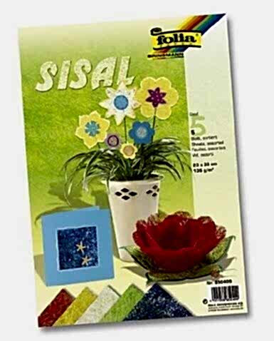Folia Sisal 135gsm 23x33 Canlı Renkler 5tabaka