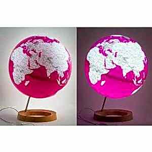 Gürbüz 33 Cm Işıklı Kırmızı Küre