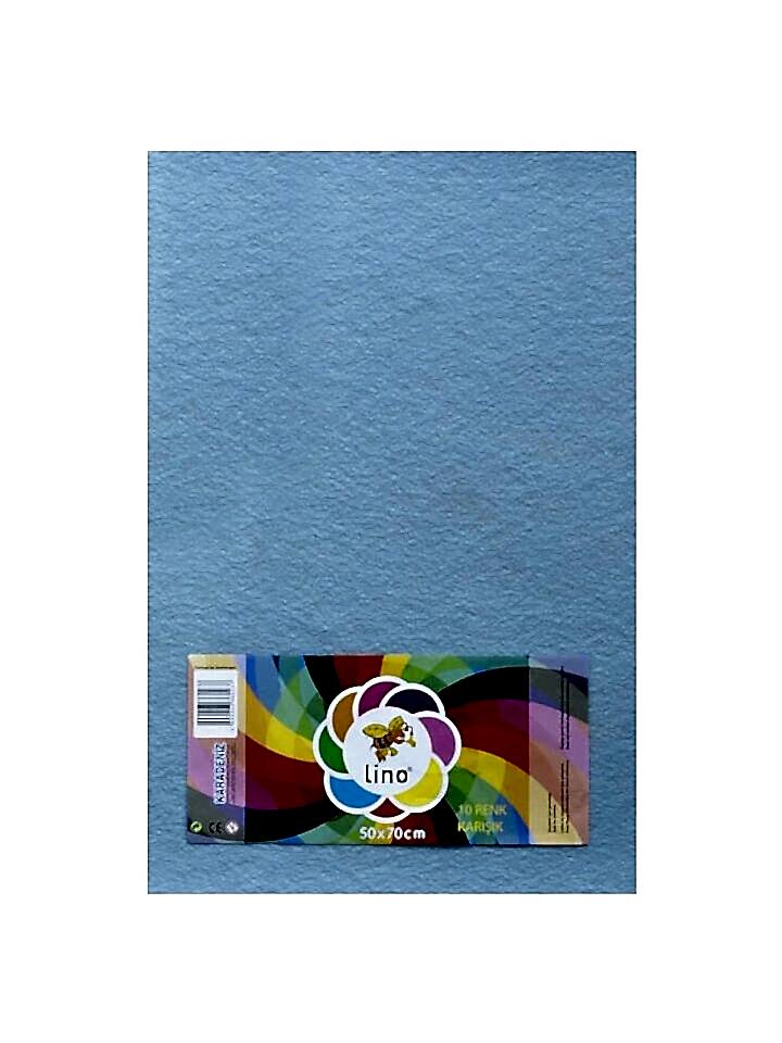 Lino Keçe 50x70 Mavi
