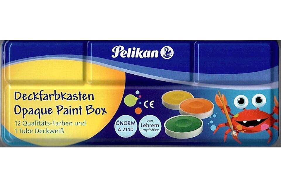 Pelikan Metal Kutulu Suluboya 12 Renk