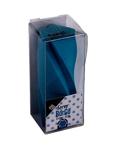 Serve Burgo Silgi Model 4 Fosforlu Mavi Tekli Pet