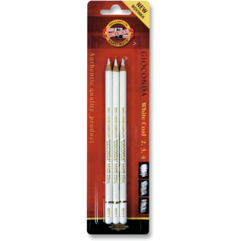 Koh-İ Noor White Coal Pencils 8812 3 Pcs