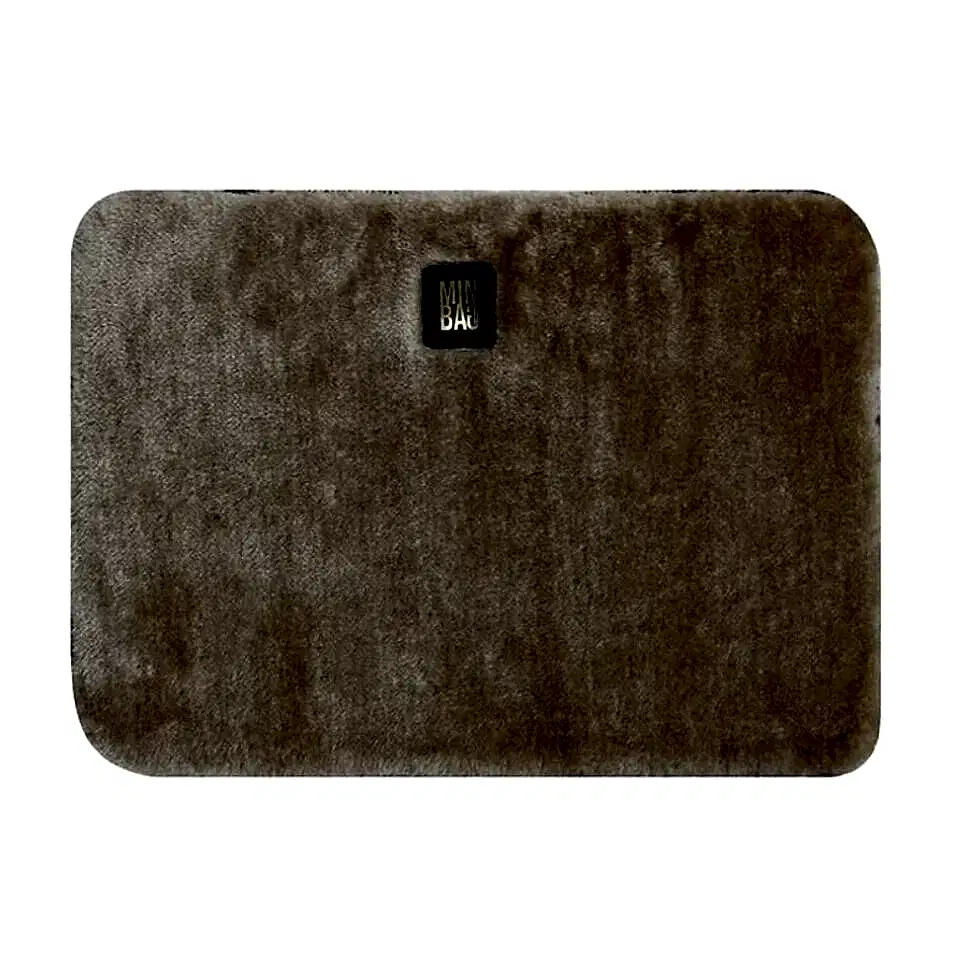 Minbag Plush Laptop Kılıfı 13 İnch Bej