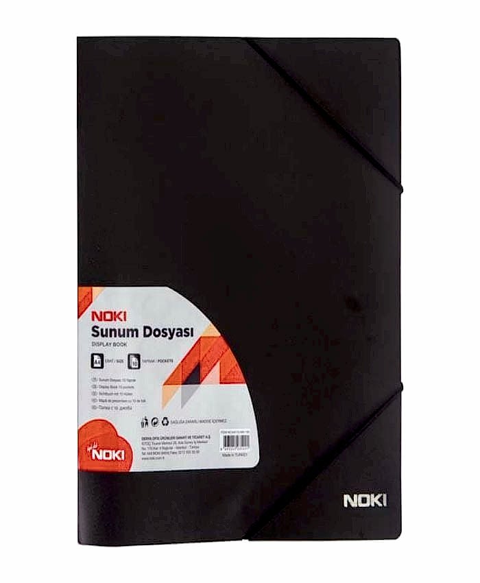 Noki Prime Sunum Dosyası 20 Yaprak Siyah