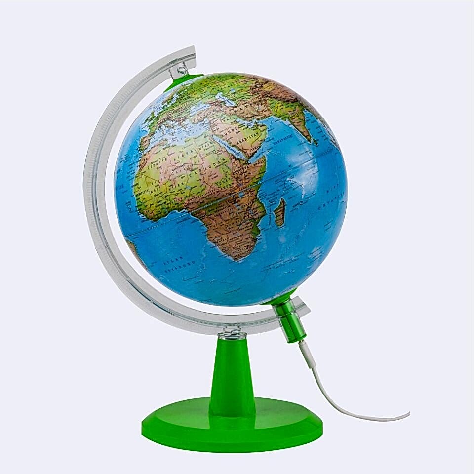 Gürbüz 26 Cm Mk Fiziki Küre Fiziki Siyasi Işıklı