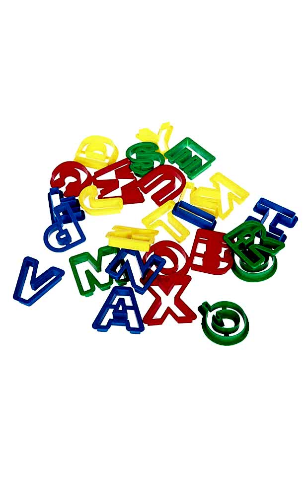 Bu-Bu Oyun Hamuru Kalıbı Harf 26 Parça