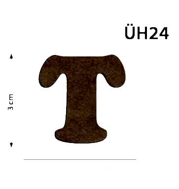 Okutan Ahşap 3 Cm T Harfi